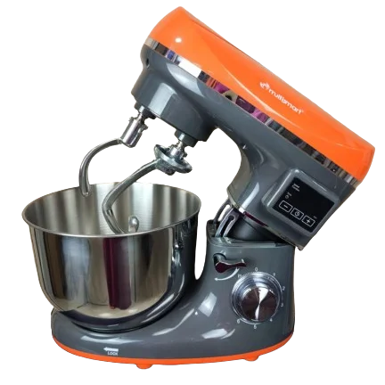 Pétrin Double Crochet Multismart 6.2L 1500W 3Kg – Orange/Gris MS-SM2206 – Image 2