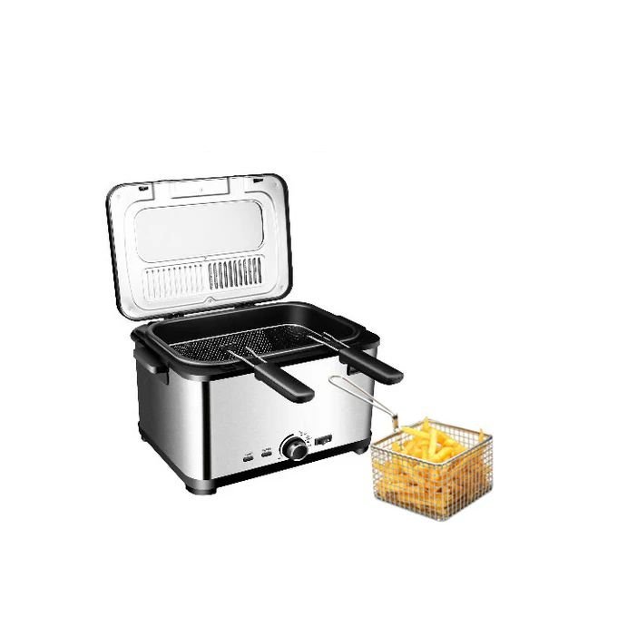 Friteuse inox 4L - 2000 W SilverCrset DF3700 – Image 5