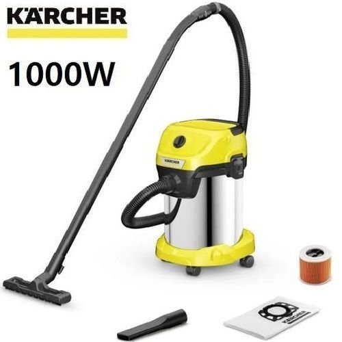 Aspirateur Souffleur - Wd3 - 1000 W - Jaune/Inox Karcher – Image 2