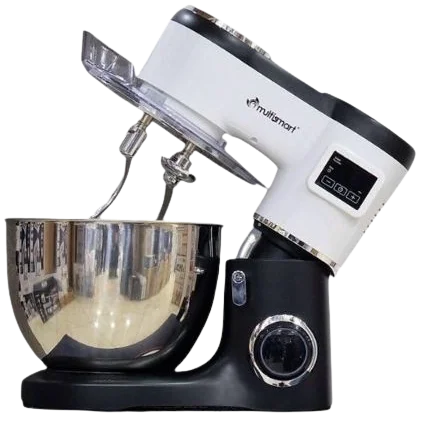 Pétrin Double Crochet Multismart 1500W 8L – Noir/Blanc MS-SM2408 – Image 2