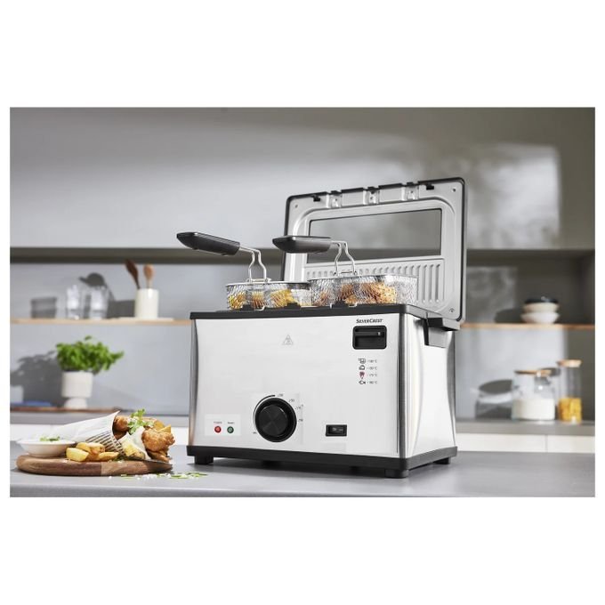 Friteuse inox 4L - 2000 W SilverCrset DF3700 – Image 4