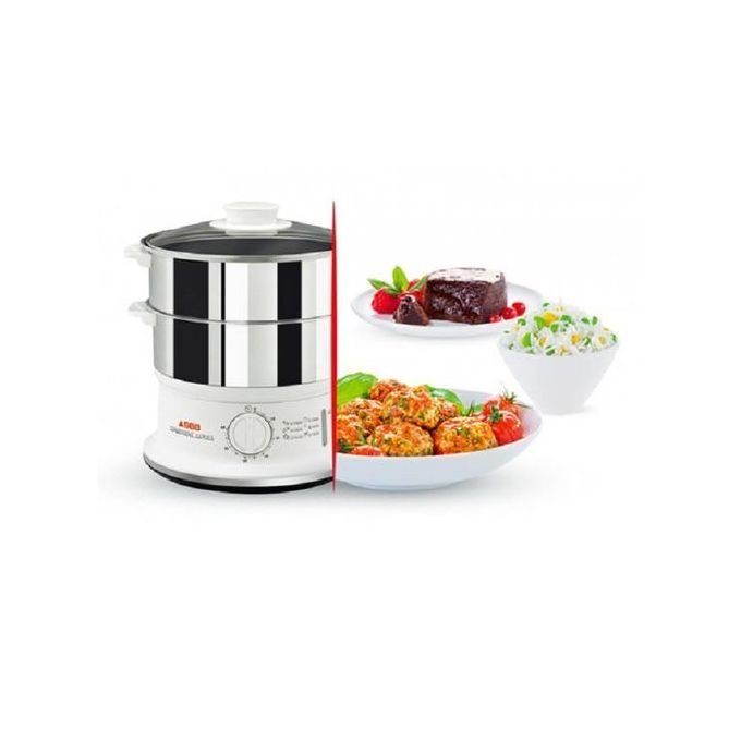 Cuiseur À Vapeur 6Litres 900w Avec 2 Bols En Inox Seb VC145100 – Image 4