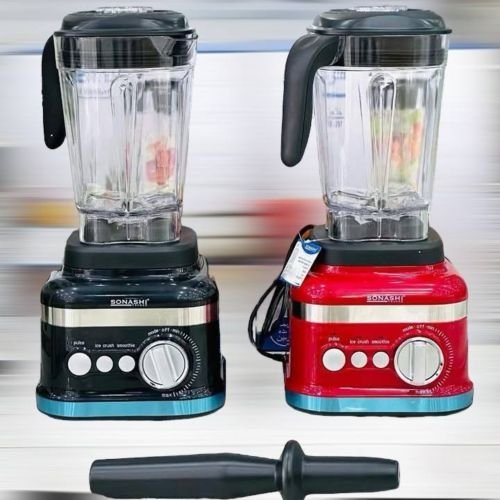 Blender Mixeur Incassable 1200 W 2 L Ice Crush - SB-207 Noir Sonashi – Image 3