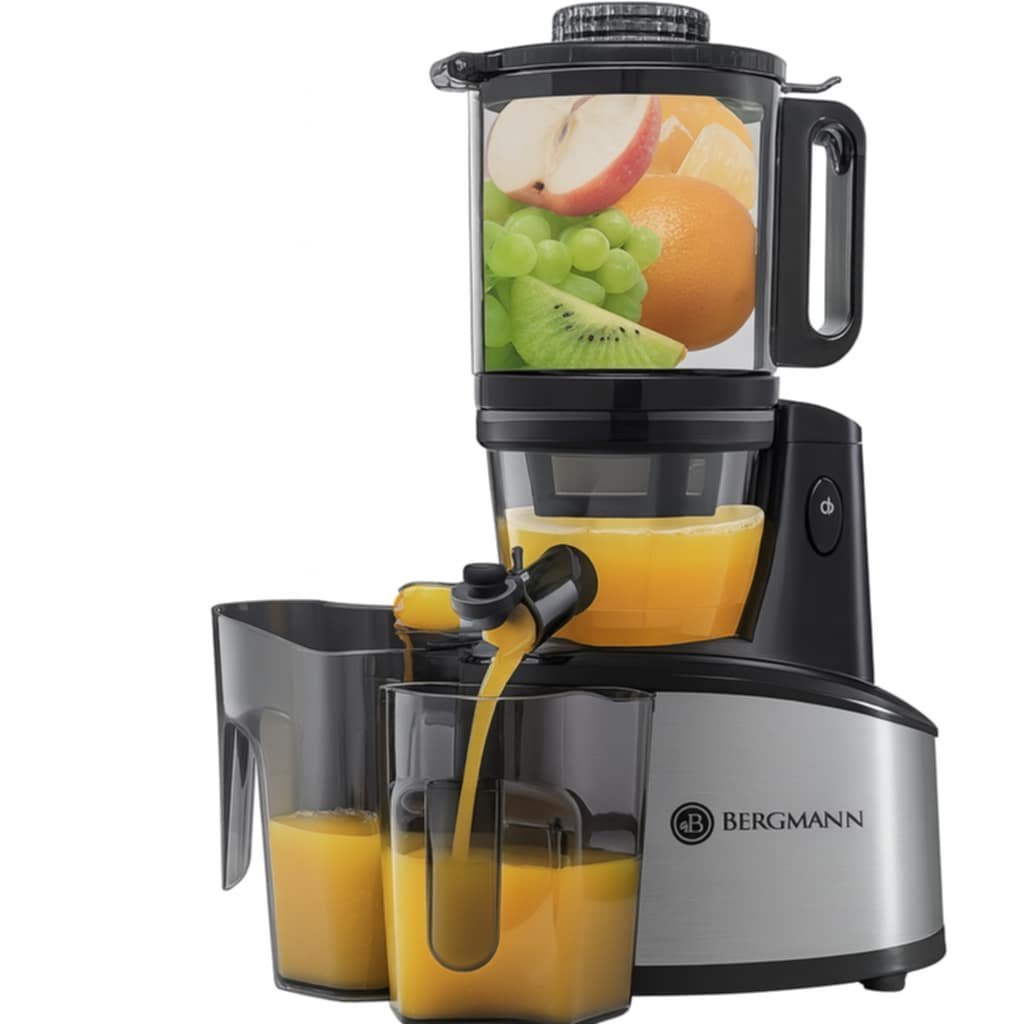 Extracteur de jus inox 1000W Bergmann BJ2025 – Image 2