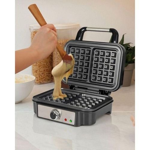Gaufrier Électrique inox Avec 2 Gaufres 1000 Watts Proficook PC WA 1240 Gris – Image 5