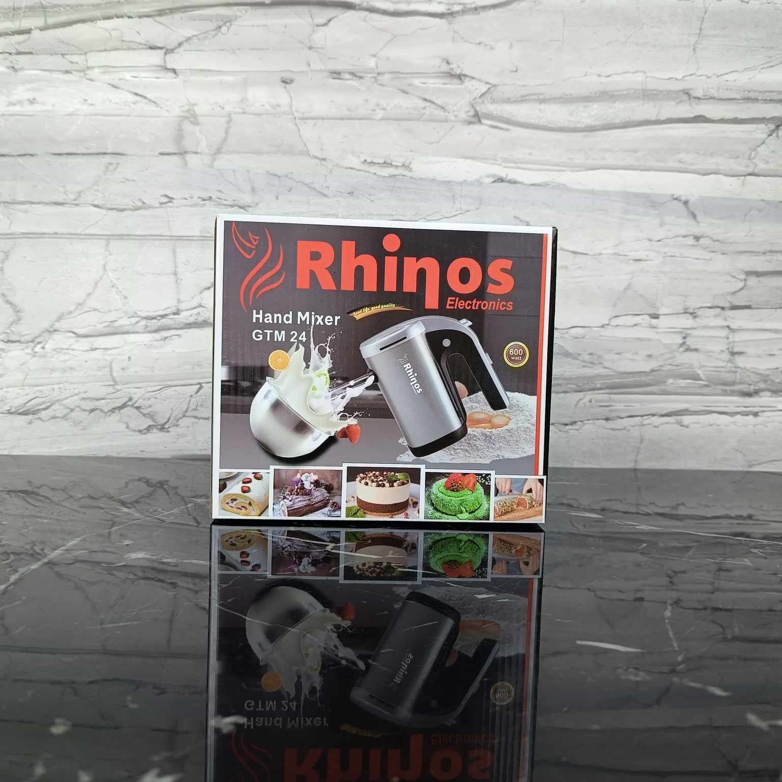 Batteur inox 600W 05 vitesses + Turbo Rhinos – Image 2