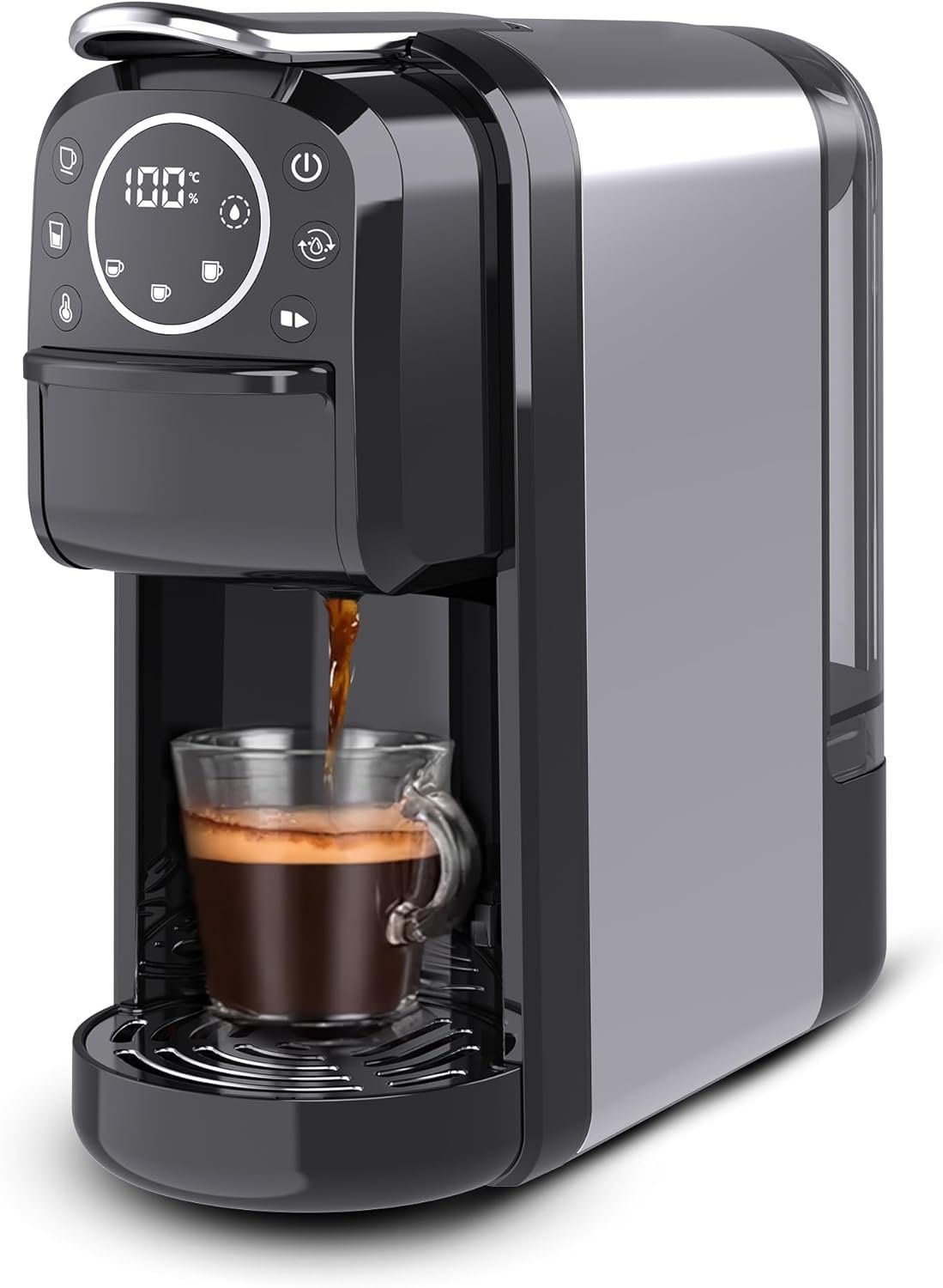 Cafetière inox 4 en 1 Multi-Capsules 20 Bar 1400W Multismart MS-CF2101 – Image 4