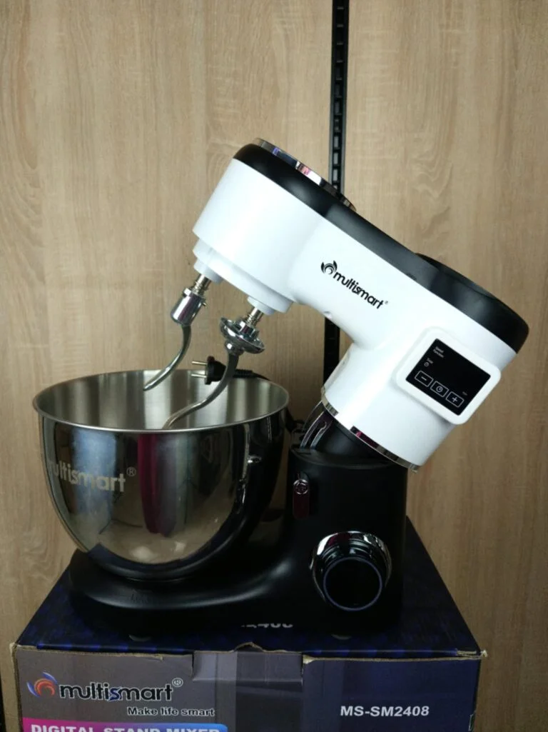 Pétrin Double Crochet Multismart 1500W 8L – Noir/Blanc MS-SM2408 – Image 3