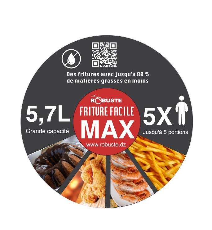 Airfryer – 5.7 Litres - 1700W – Tactile AF6 Robuste – Image 7