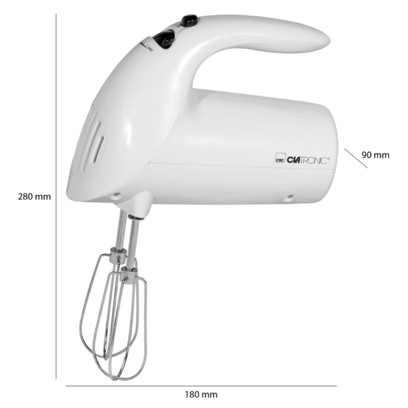 Batteur 250 W Clatronic HM 3014 Blanc – Image 3
