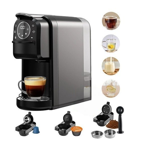 Cafetière inox 4 en 1 Multi-Capsules 20 Bar 1400W Multismart MS-CF2101 – Image 2
