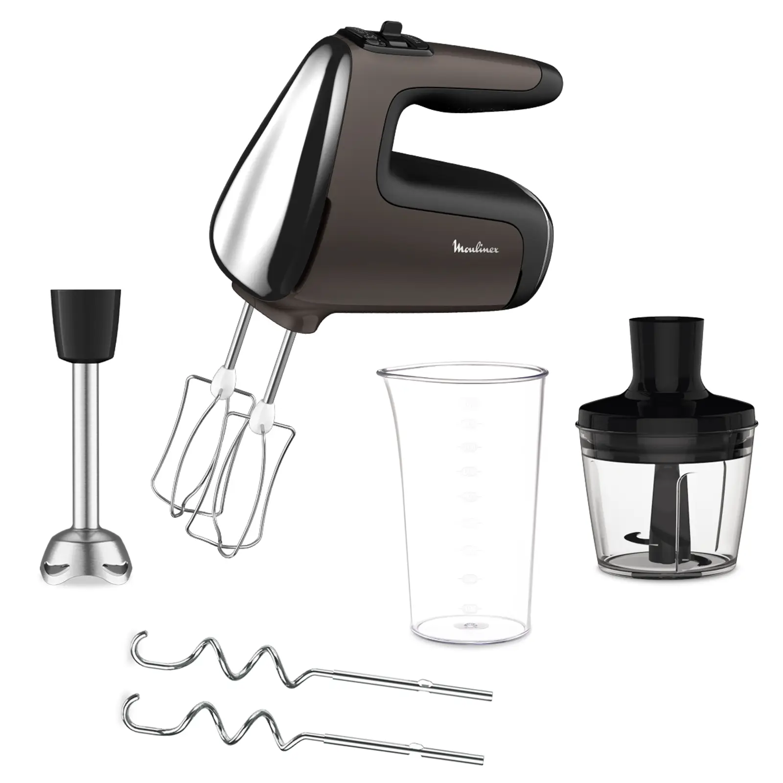 Batteur Moulinex PowerMix Silence 600W - 7 accessoires Moulinex HM653910