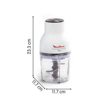 Hachoir Électrique 3En1 400mL 300W Moulinette Essential Moulinex DJ520110 – Image 10