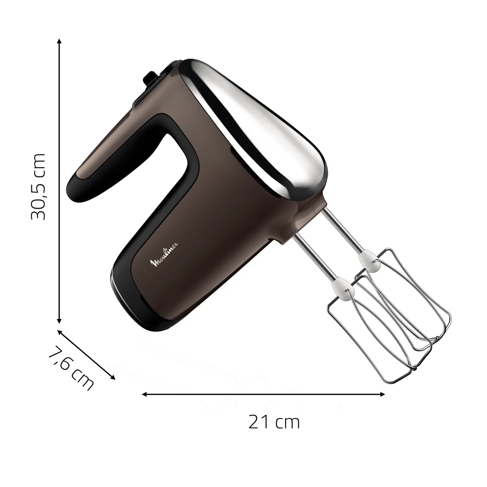 Batteur Moulinex PowerMix Silence 600W - 7 accessoires Moulinex HM653910 – Image 6