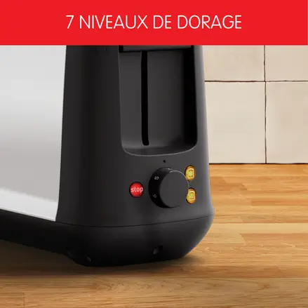 Grille-Pain 7Niveaux De Brunissement 1000W Moulinex LS340811 – Image 7