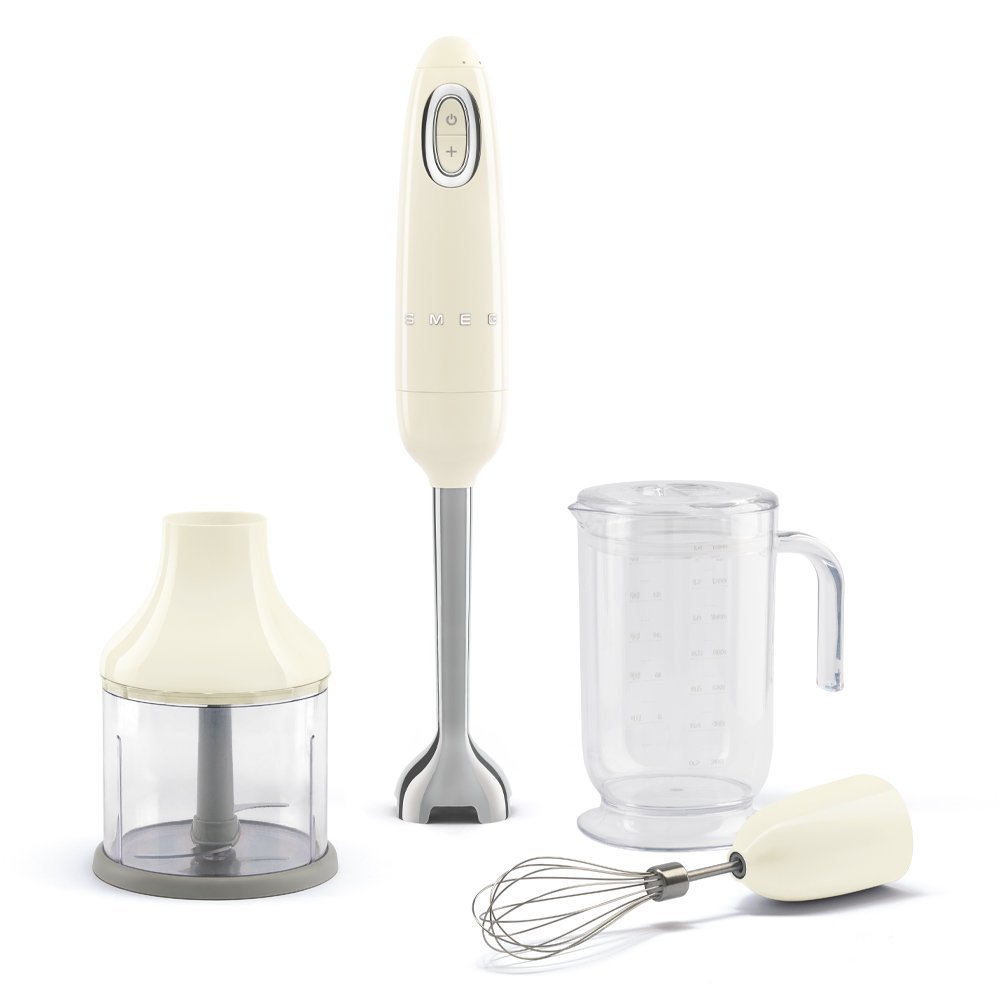 Mixeur plongeant Multifonctions avec accessoires 700W Crème SMEG HBF03CREU – Image 2