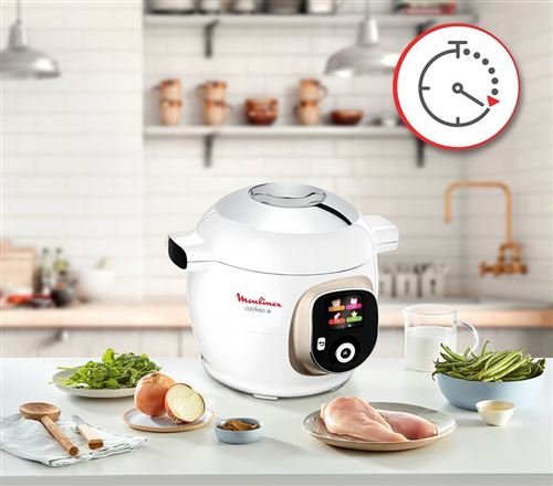 Cookeo Blanc Moulinex 180 recettes 1600W Ref CE85BA10 – Image 7