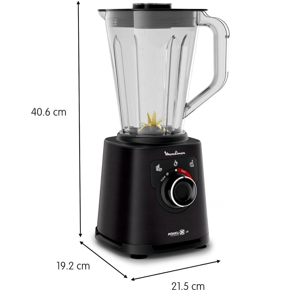 BLENDER 1200W 15 Vitesses 2L Moulinex LM88A810 – Image 9