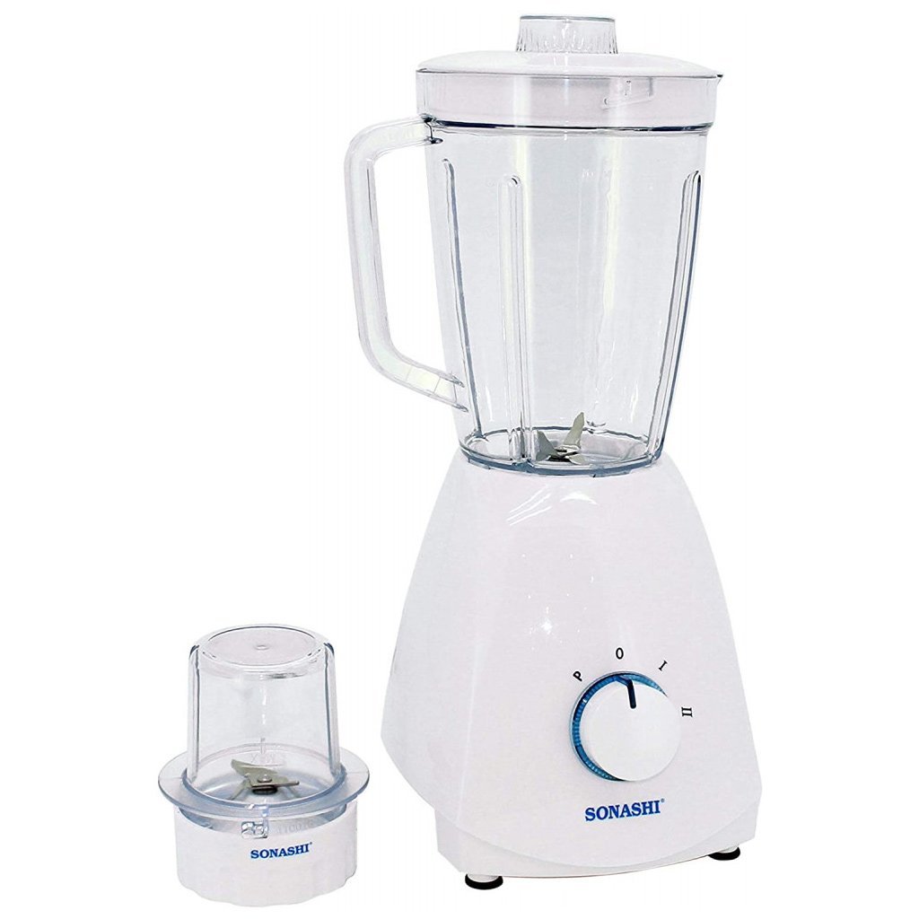 Blender Électrique 2en1 400W Avec 4 Vitesses Blanc SONASHI SB-161 – Image 4
