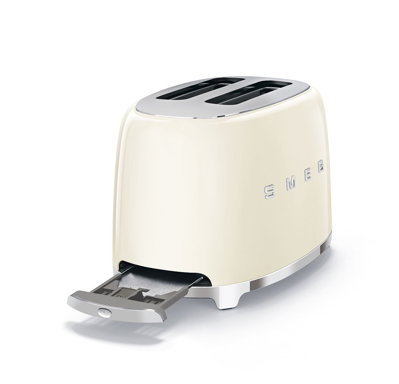 Grille-pain 2 tranches SMEG Crème TSF01CREU – Image 6