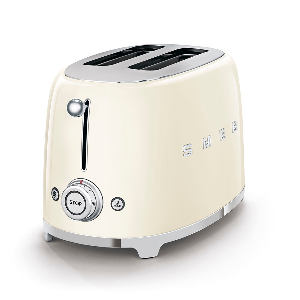 Grille-pain 2 tranches SMEG Crème TSF01CREU – Image 3