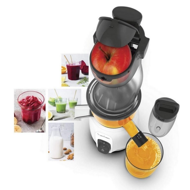 Extracteur De Jus Avec 2 Récipients 800mL et Gourde 600mL 200W Moulinex ZU600110 – Image 6