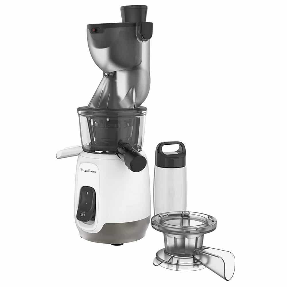 Extracteur De Jus Avec 2 Récipients 800mL et Gourde 600mL 200W Moulinex ZU600110 – Image 5