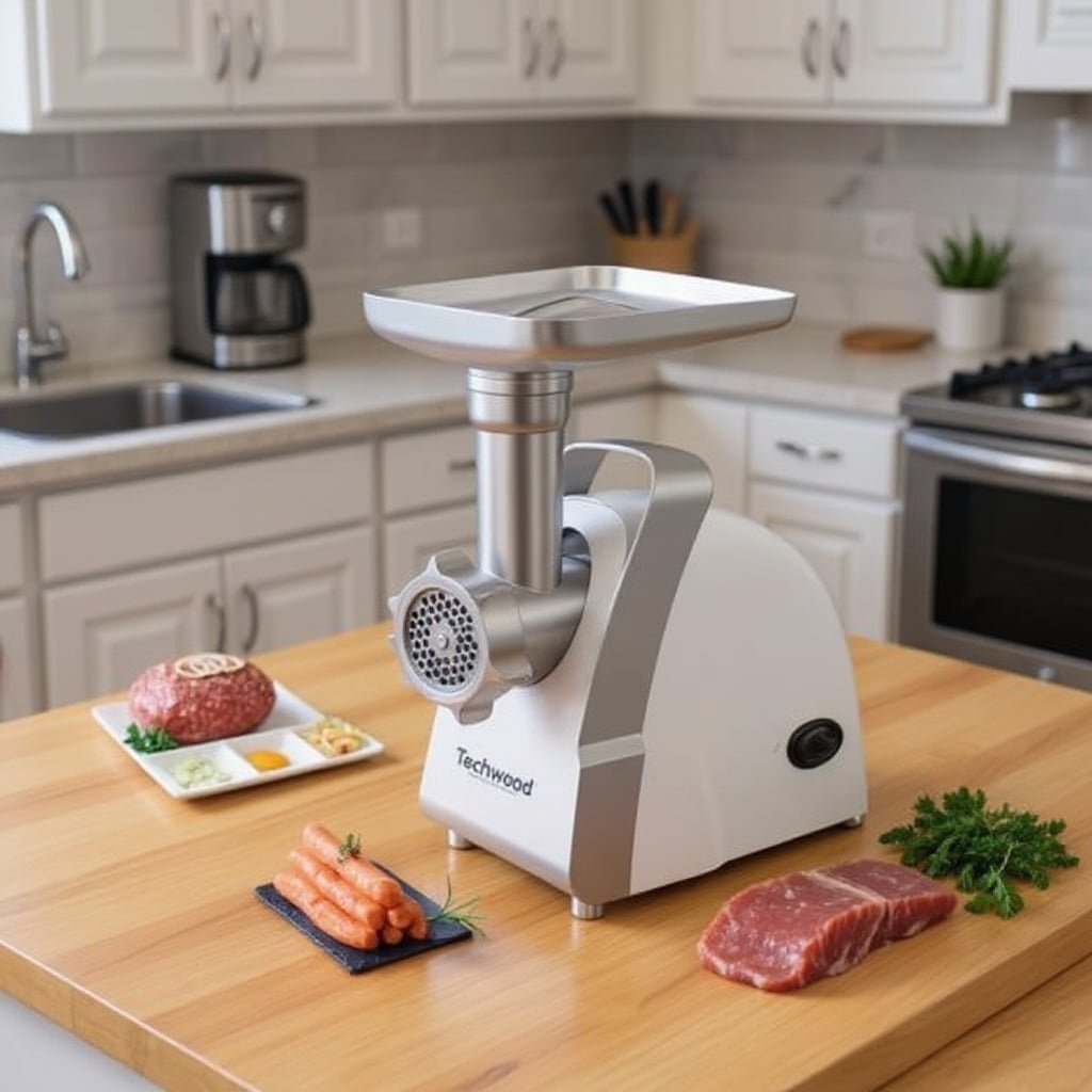 Hachoir À Viande 300W Avec Multi-Accessoires Et Fonction Inverse Techwood THV-521 – Image 2