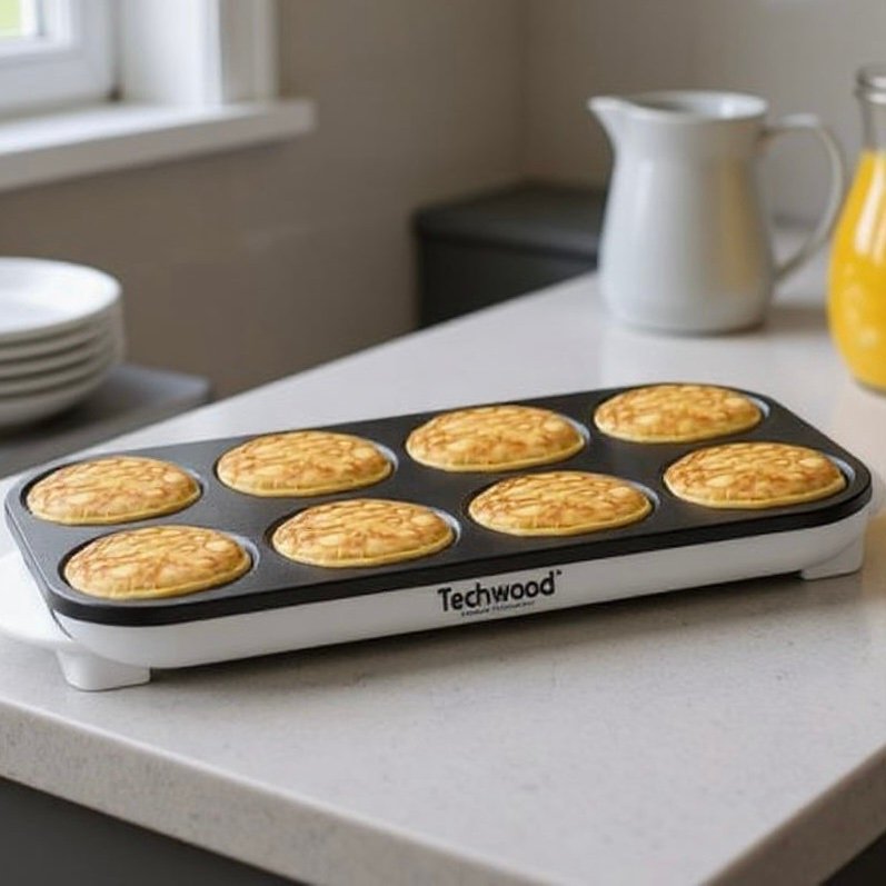 Crêpière pour Mini crêpes - Pancakes Techwood TCP-800