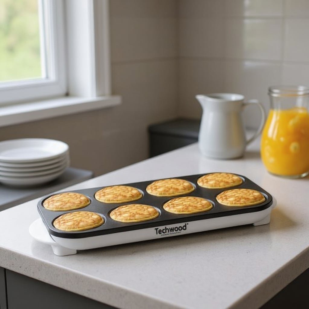 Crêpière pour Mini crêpes - Pancakes Techwood TCP-800 – Image 2