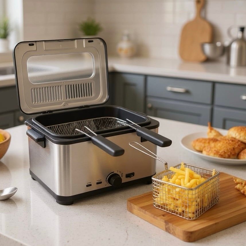 Friteuse inox 4L - 2000 W SilverCrset DF3700