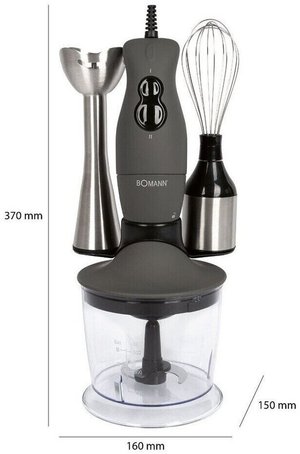 Mixeur Plongeant Multifonction 3En1 700mL 400W Bomann SMS 6055 CB – Image 6