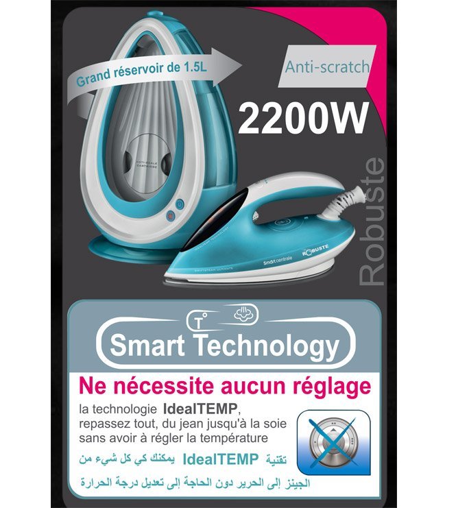 Centrale vapeur smart 2400W 1.5 L Ecrant LCD Robuste – Image 4