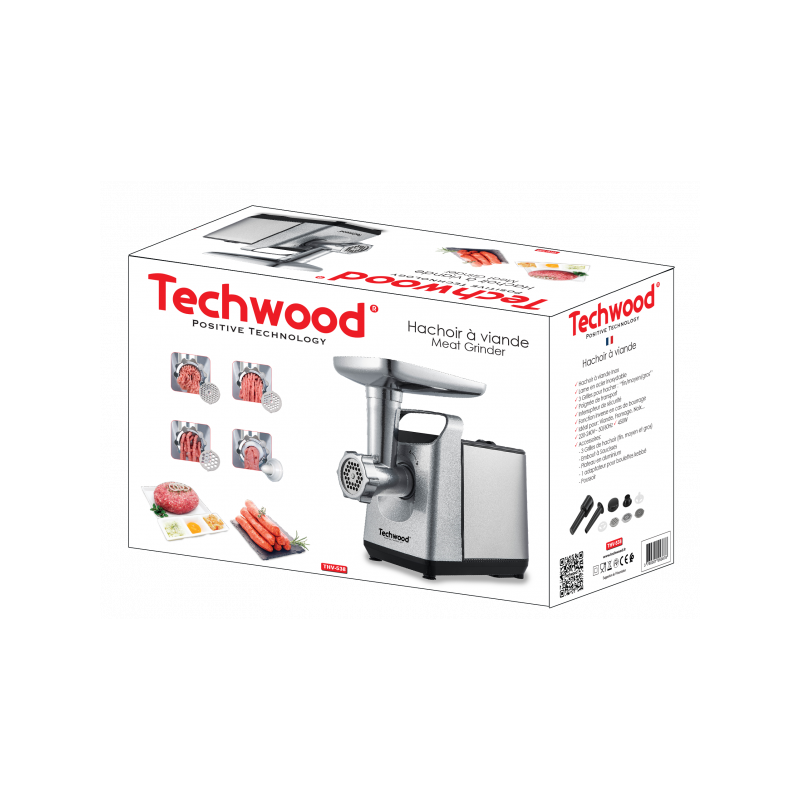 HACHOIR A VIANDE ELECTRIQUE Techwood THV-538 – Image 3