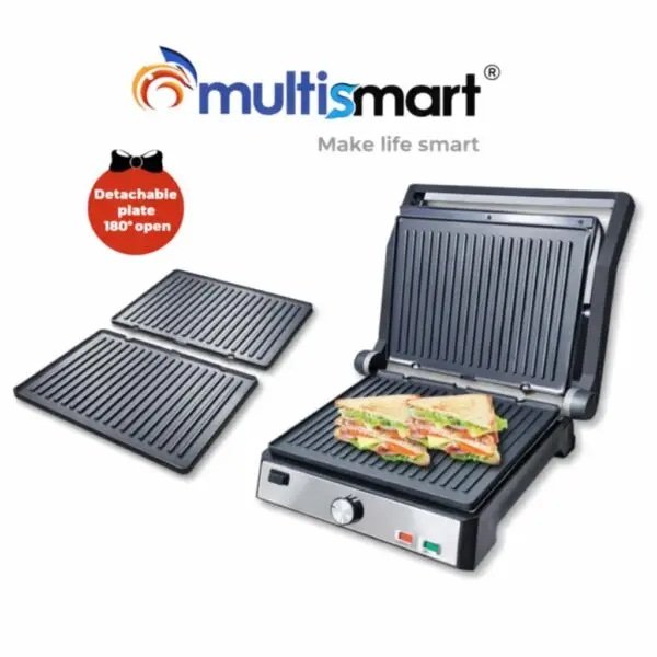 Grille panineuse multismart 2000W grill/panini GL-1121 – Image 2