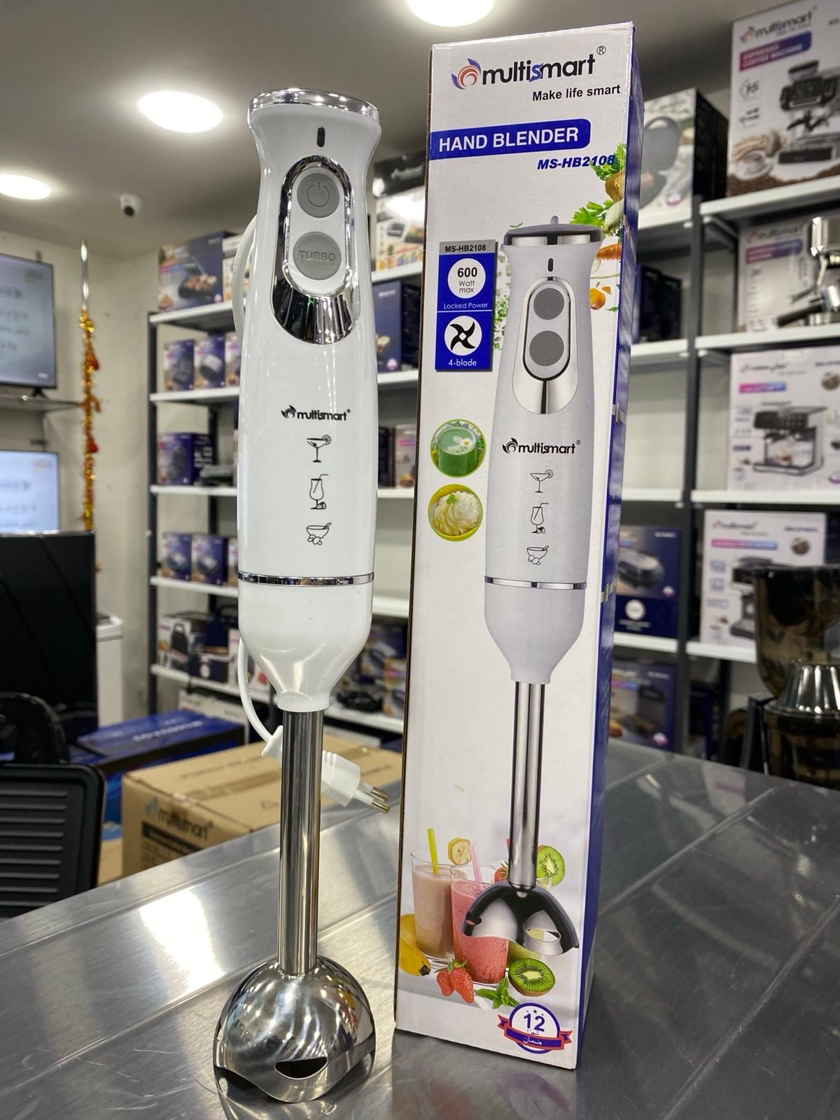 BRAS MIXEUR HB2108 MULTISMART INOX 600W