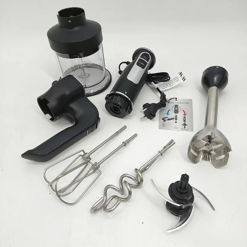 Kit Mixeur Plongeant Hachoir Batteur Base Multifonction 850W Ninja CI100EU