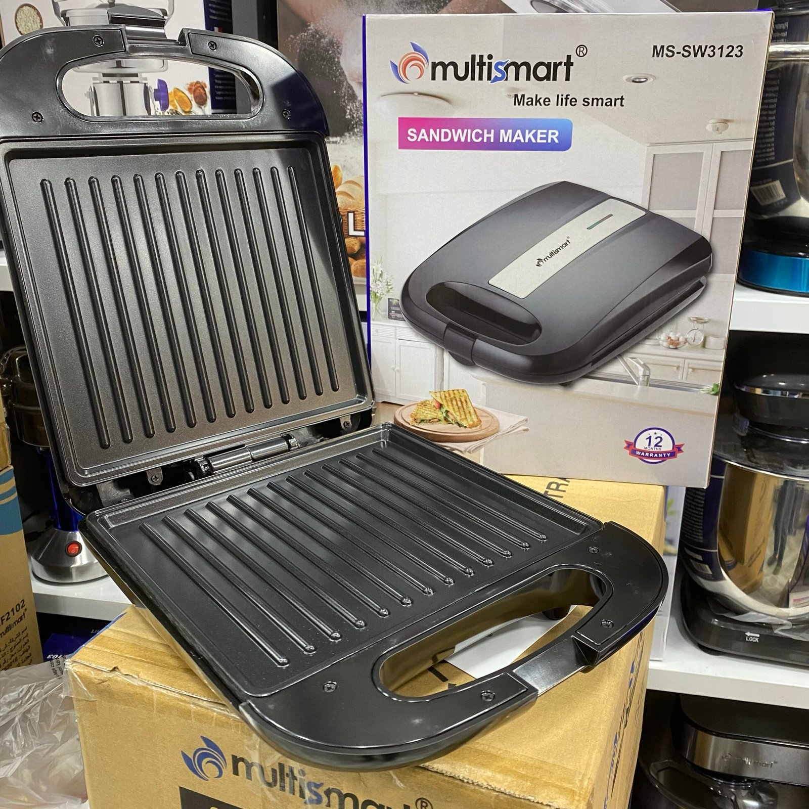 Panineuse multismart 760W MS-SW3123 – Image 2