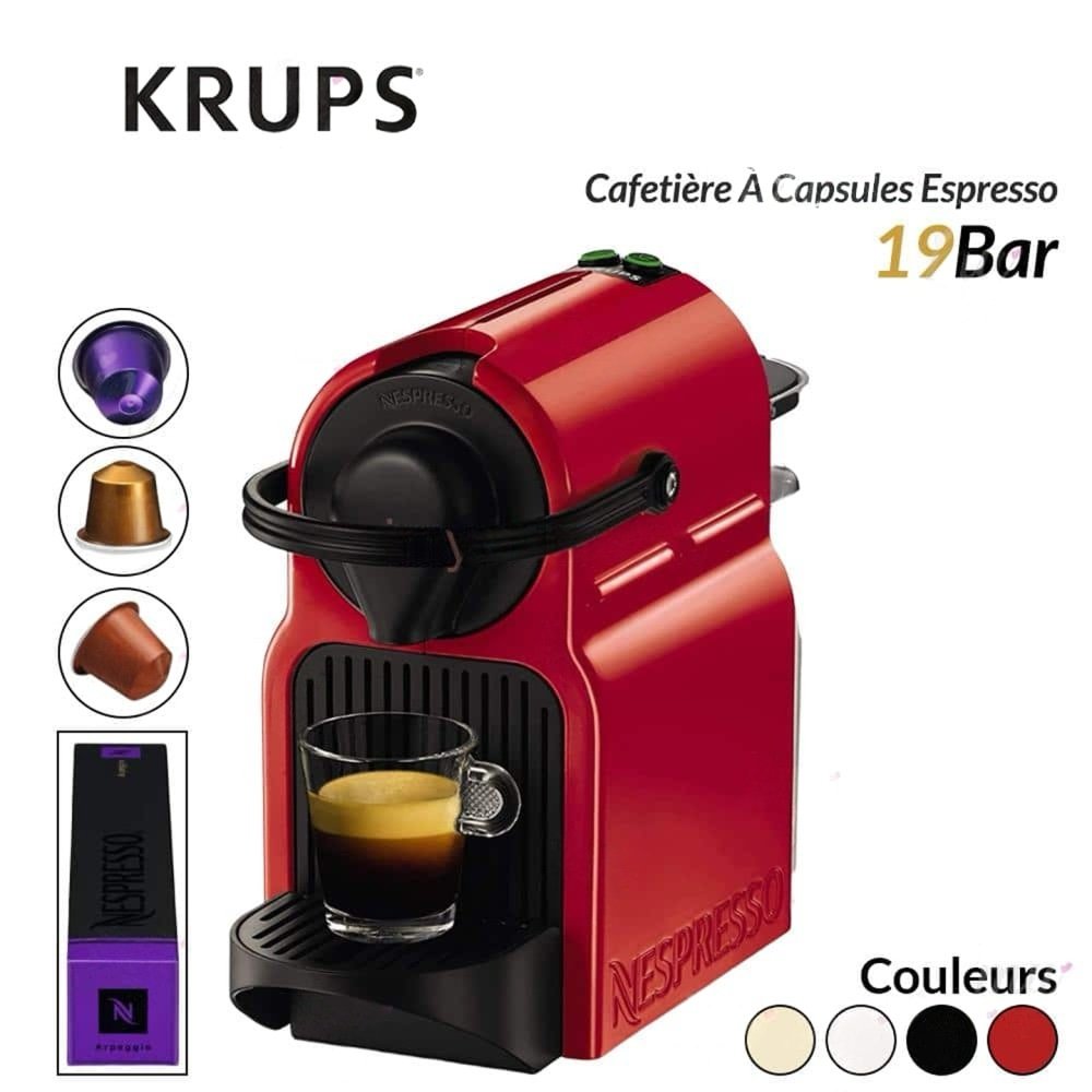 Cafetière Expresso Avec Capsules Nespresso Et Fonction Flow-Stop Automatique 700mL 1260W Krups Inissia YY1530FD – Image 2