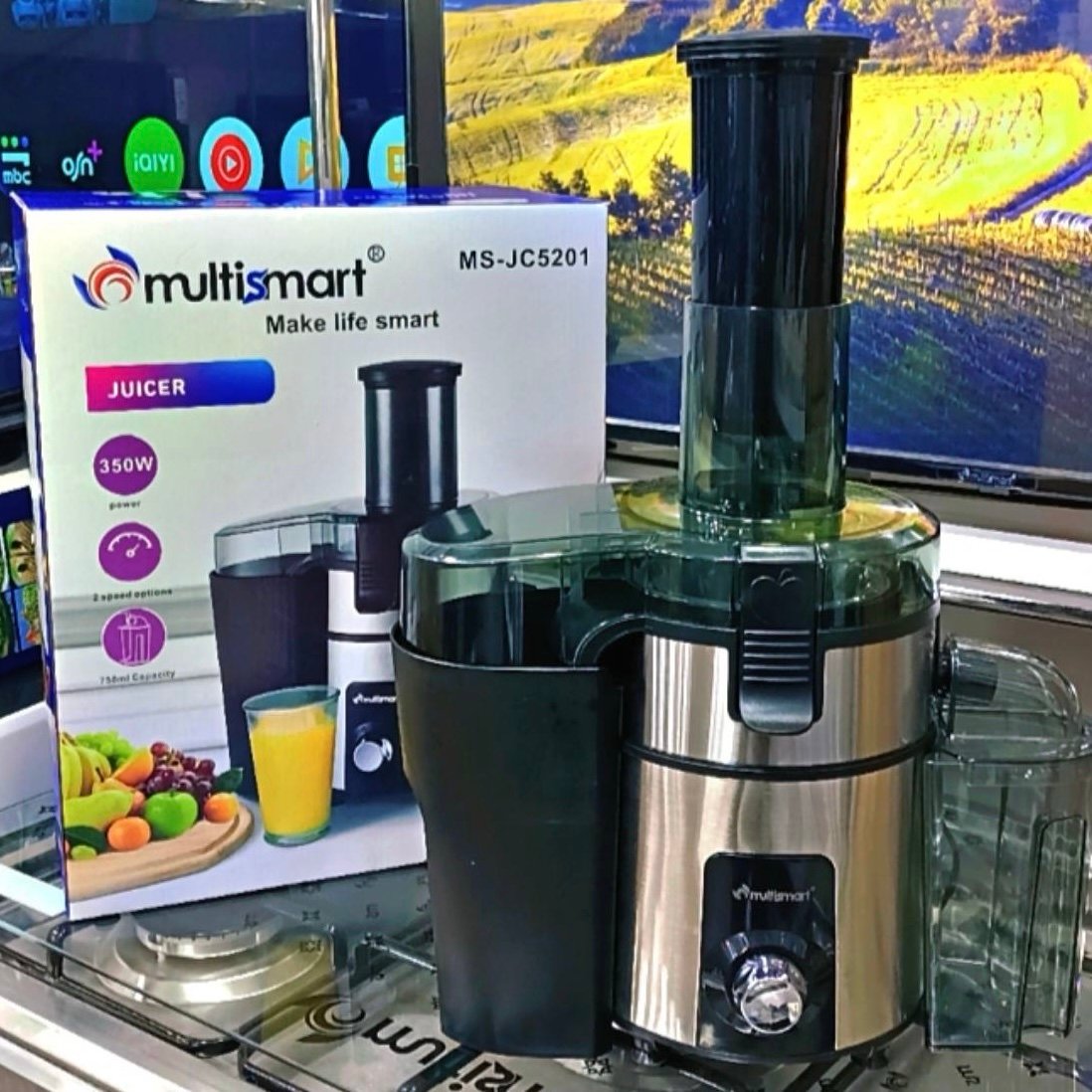Extracteur de jus 350W 750ML Jus 1200ML pulpe MS-JC5201 – Image 2