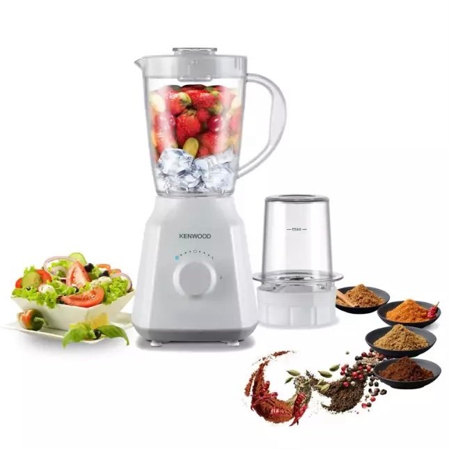 Blender Smoothie 1.5L Avec Moulin Multifonction Et Fonction Glace 350W Kenwood BLP05.150WH – Image 2