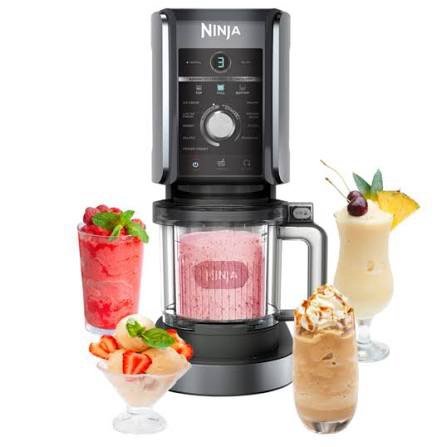 Machine à glace Ninja CREAMi Deluxe 10-en-1 – Glaces, sorbets et gelato maison NC502EU
