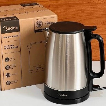 Bouilloire inox Sans Fil 1.7 L 2200W Midea MK-17S32B2