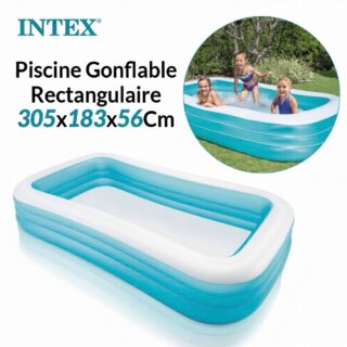 Piscine Gonflable Rectangulaire 305x183x56Cm Intex 58484