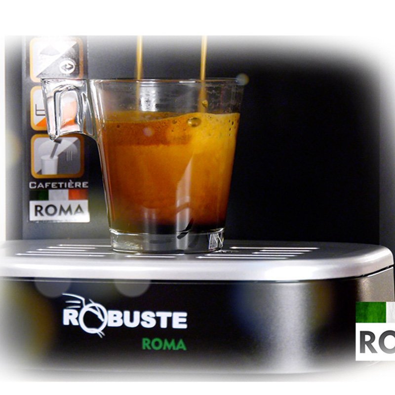 Machine à café a Bras inox 15 bar 1100W 1.2L Café Poudre Robuste Roma – Image 6