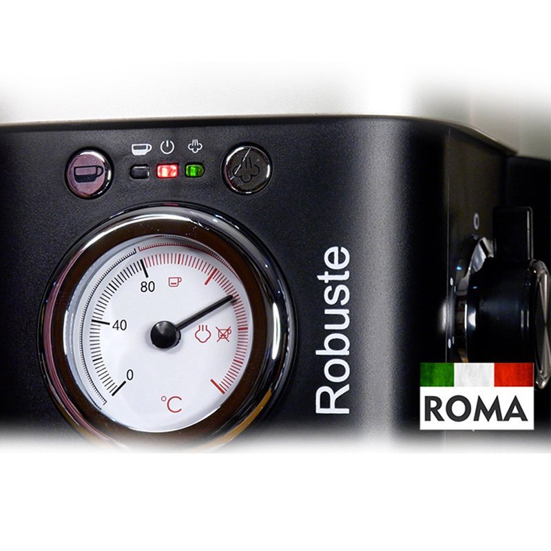 Machine à café a Bras inox 15 bar 1100W 1.2L Café Poudre Robuste Roma – Image 5
