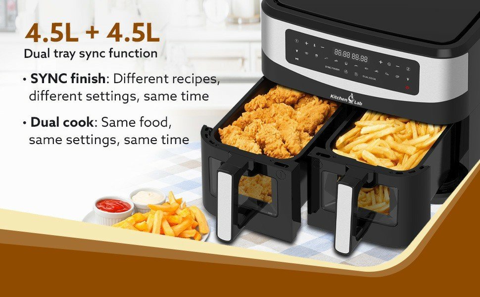 AirFryer 9 L 2400W 02 Pannier KitchenLab – Image 4